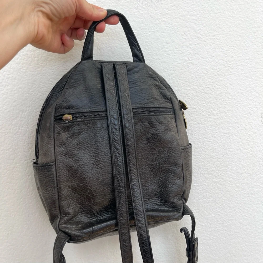 Libaire Vintage Mini Leather Backpack
